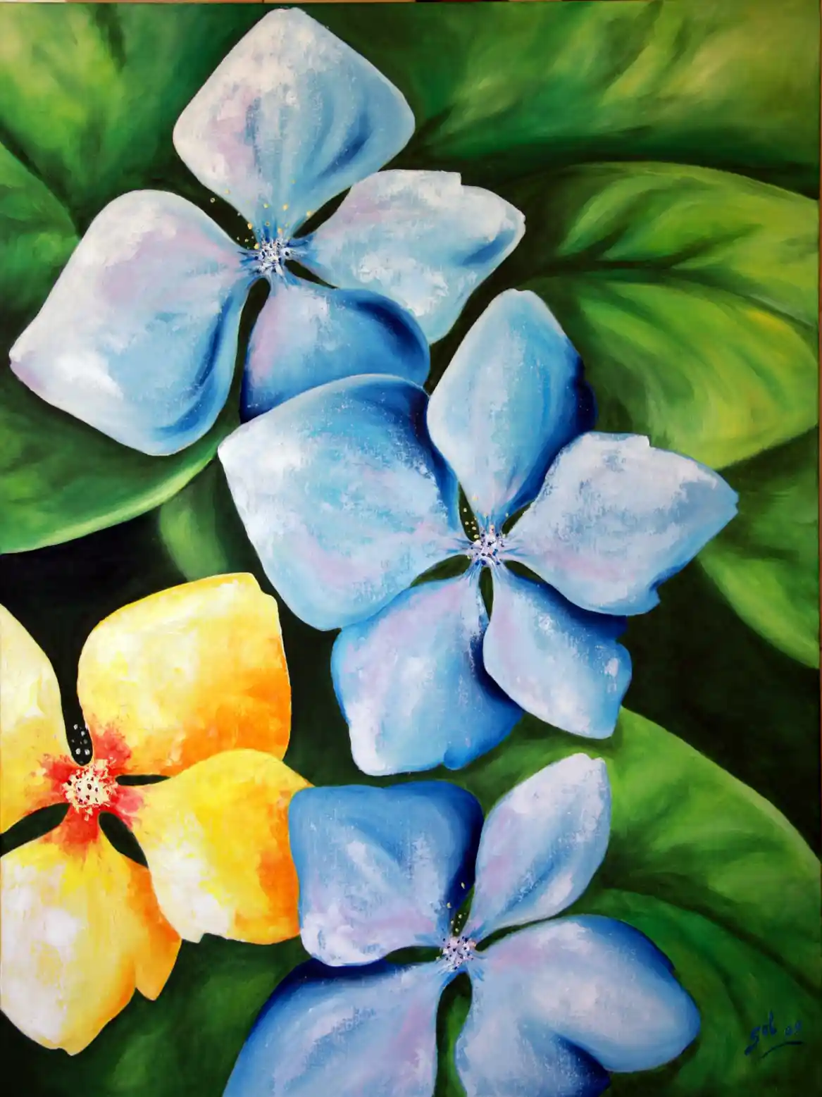 Spring in Blue